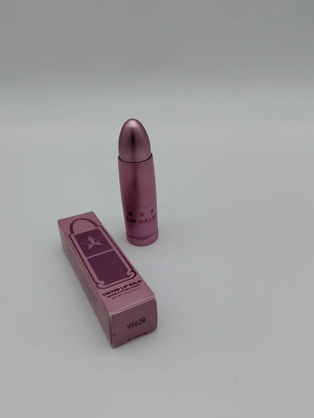JEFFREE STAR Cowboy Kiss Tinted Lip Balm Pink Bullet New In Box NIB